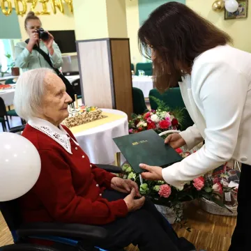 Wyjątkowy jubileusz w DPS. Pani Janina skończyła 100 lat