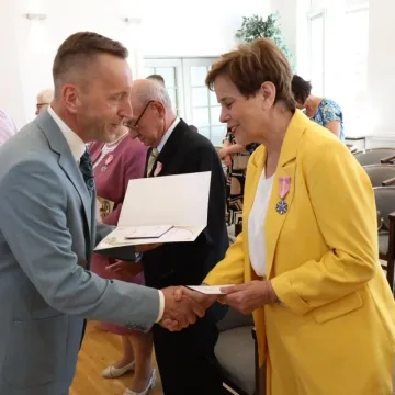 Złoci małżonkowie uhonorowani medalami