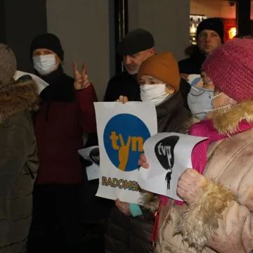 Wolne media, wolni ludzie. Protest w Radomsku