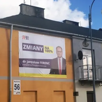 Kandydaci na prezydenta na plakatach i banerach