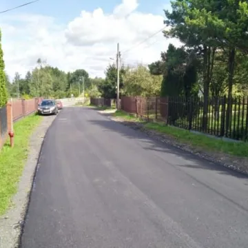 Ulica Ładna z nową nawierzchnią