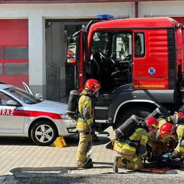 Pożar elektryka w Radomsku