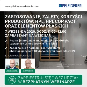 HPL, HPL Compact i elementy płaskie. Nowoczesne płyty wkraczają na salony