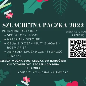 Włącz się w pomaganie w ramach „Szlachetnej Paczki” z harcerzami z Radomska
