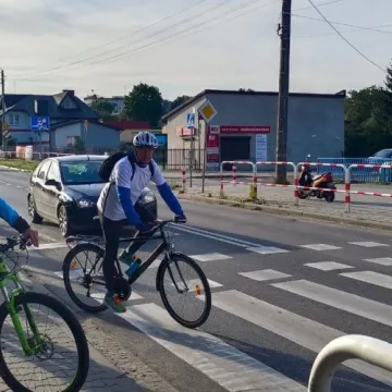 Rowerowa sztafeta członków RdR na Jasną Górę