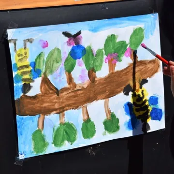 Wiosenne malowanie w PP 9 w Radomsku