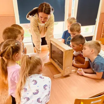 Warsztaty pszczelarskie w przedszkolu nr 4