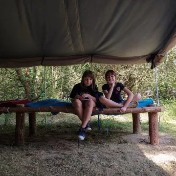 Harcerze z Hufca Radomsko na letnich obozach