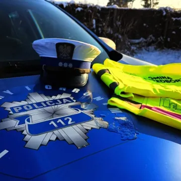 Odblaski od policjantów. Bezpieczeństwo przede wszystkim