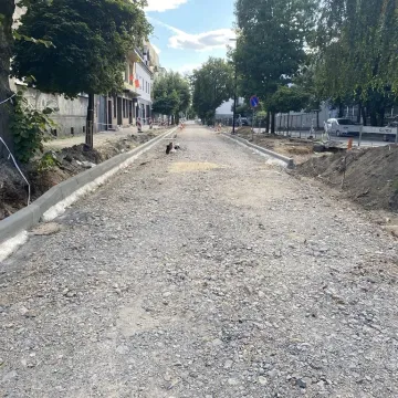 Przebudowa ulicy Fabianiego w Radomsku idzie zgodnie z planem