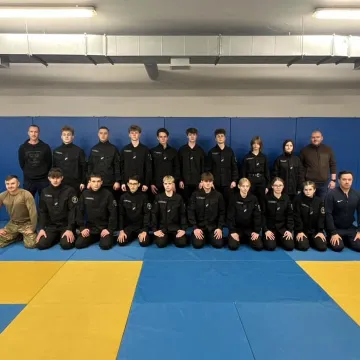 Zajęcia z samoobrony klasy mundurowej z Mechanika