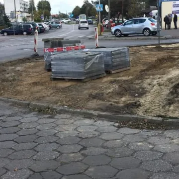 Ulica Leszka Czarnego w przebudowie