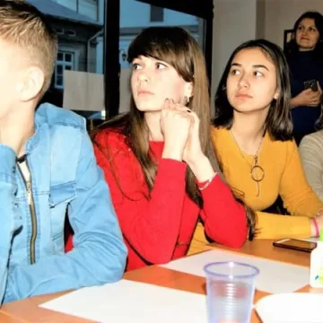 Młodzież  z Ukrainy odwiedziła muzeum 