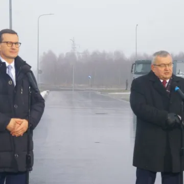 Premier Mateusz Morawiecki na otwarciu kolejnych odcinków A1