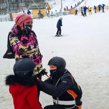 Policjanci patrolują Górę Kamieńsk