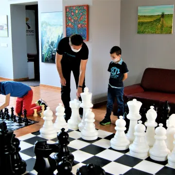 Szachy i roboty w muzeum w Radomsku