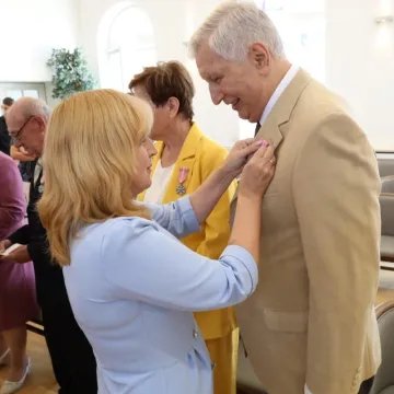 Złoci małżonkowie uhonorowani medalami