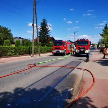 W Kamieńsku spłonął samochód