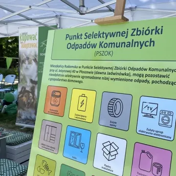 Ekologiczny piknik PGK w Parku Świętojańskim w Radomsku