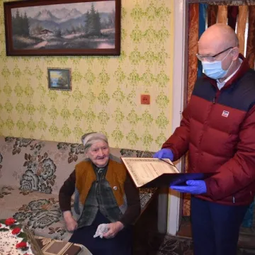 100. urodziny mieszkanki gminy Kamieńsk