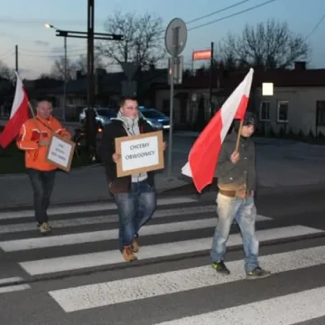 Mieszkańcy blokują Narutowicza