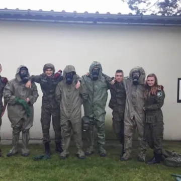 Wojskowa przygoda uczniów „Drzewniaka”