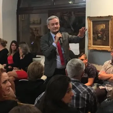 Burza mózgów z Robertem Biedroniem w Radomsku