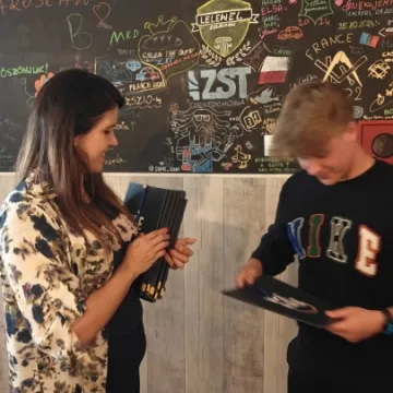 Zakończenie stażu uczniów ZSE z certyfikatami