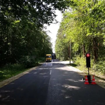 Trwa przebudowa drogi Przedbórz-Piskorzeniec