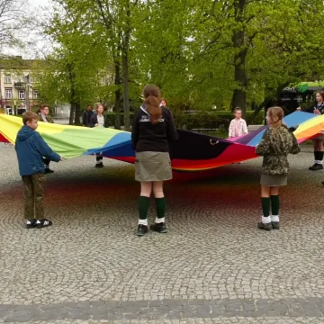 Harcerze z Radomska zorganizowali Dzień Flagi RP