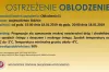 Ostrzeżenie meteorologiczne: oblodzenie