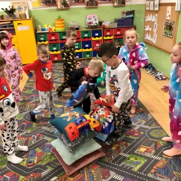 Wieczór szalonych piżam w przedszkolu nr 9 Radomsku