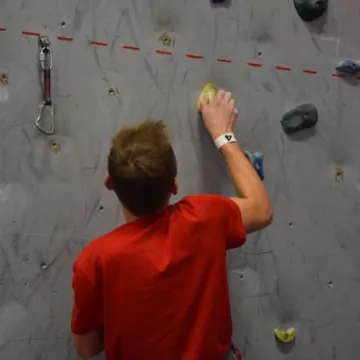 Wspinaczka w powiatowej hali