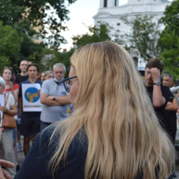 W obronie niezależnych mediów. Protest w Radomsku