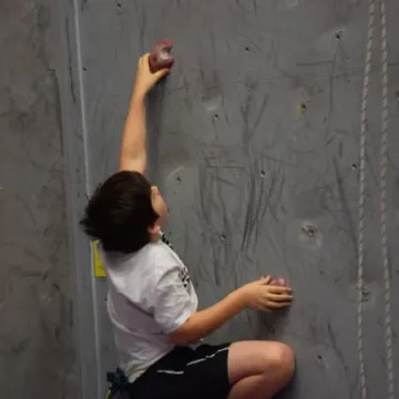 Wspinaczka w powiatowej hali