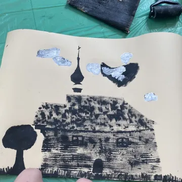 Radomszczańskie pejzaże oczami dzieci. Warsztaty prof. Wiatra w Muzeum w Radomsku