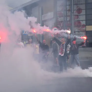 Kibice RKS Radomsko oddali hołd powstańcom warszawskim