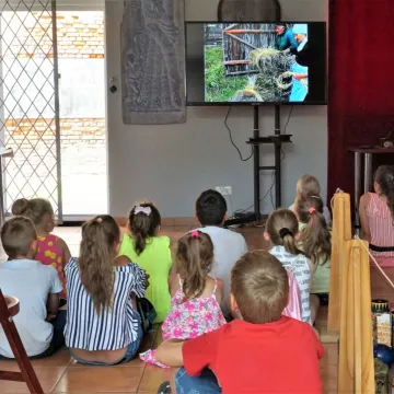 „Tkanie na ramkach” w muzeum w Radomsku