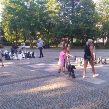 Szachiści rywalizowali w plenerze