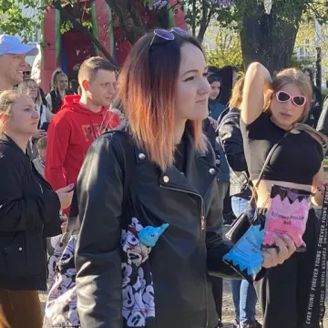 Kolory i bańki mydlane w centrum Radomska