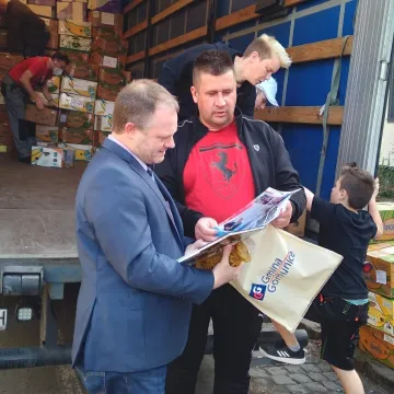 Gmina Gomunice: pojechali do Niemiec po dary dla przyjaciół z Ukrainy