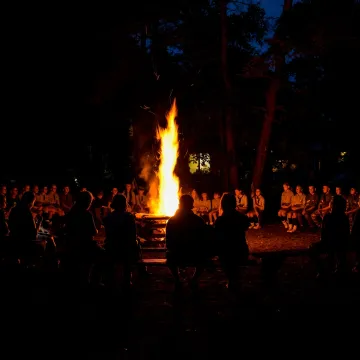 Harcerze z Hufca Radomsko na letnich obozach