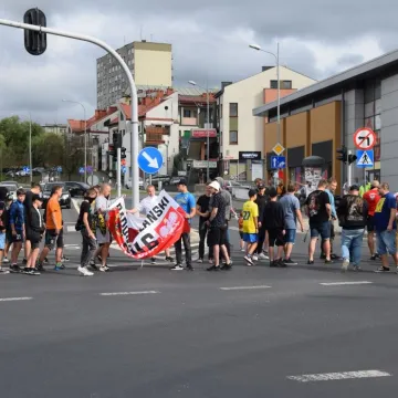 Kibice RKS Radomsko oddali hołd powstańcom warszawskim