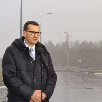 Premier Mateusz Morawiecki na otwarciu kolejnych odcinków A1