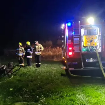 Spłonęła obora w miejscowości Gaj