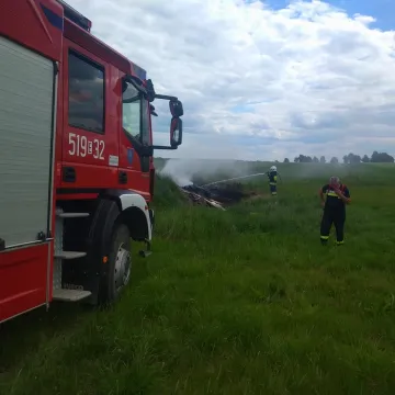 Gm. Wielgomłyny: pożar dzikiego wysypiska