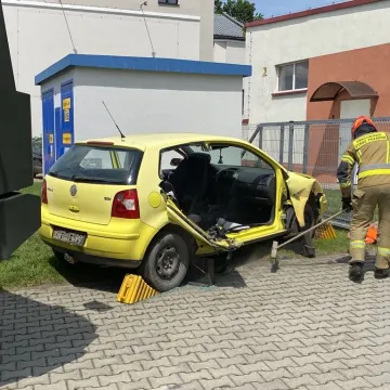Symulacja wypadku i zarządzanie kryzysowe. Trening 9. Łódzkiej Brygady OT w Radomsku