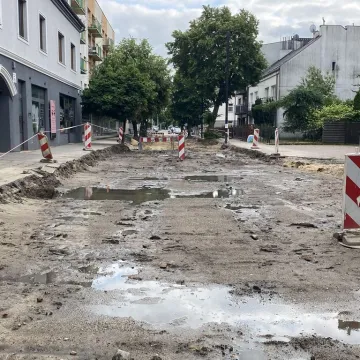 Jak postępują prace przy przebudowie ulicy Fabianiego?