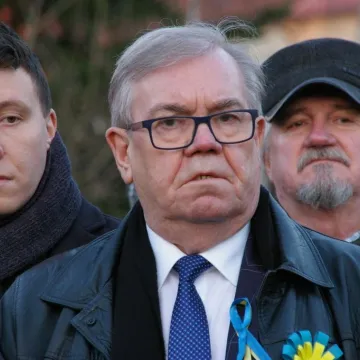 Radomsko: Wiec solidarności z Ukrainą