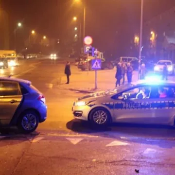 Kobieta ranna w wypadku